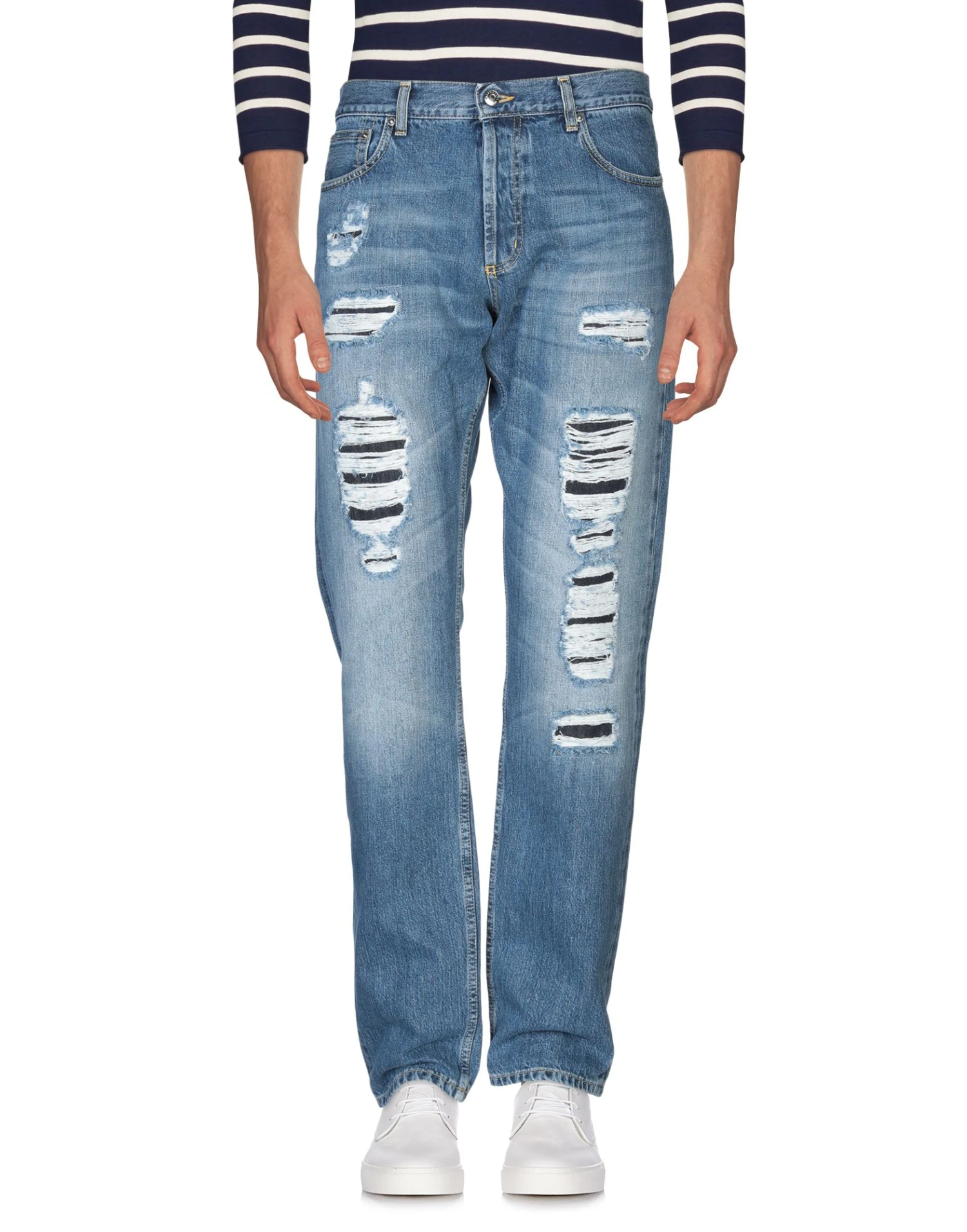 ALEXANDER MCQUEEN Blue Men‘s Denim Pants 4 ALEXANDER MCQUEEN Blue Men‘s Denim Pants - Image 2