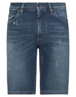 DOLCE & GABBANA Blue Men‘s Denim Shorts