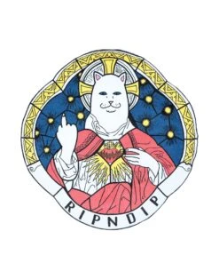 RIPNDIP Stained Glass Rug - DESIGN+ART RIPNDIP Online On - 46930693TG