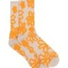 BUTTER GOODS Flower Socks Cream Men‘s