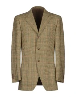 RAFFAELE CARUSO SARTORIA PARMA Ocher Men‘s Blazer