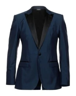 DOLCE & GABBANA Midnight Blue Men‘s Blazer