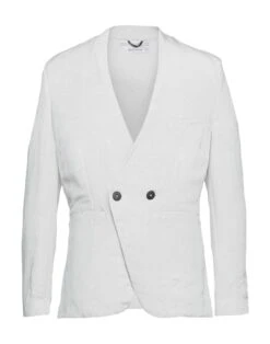 NOSTRASANTISSIMA Light Grey Men‘s Blazer
