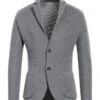 LARDINI Grey Men‘s Blazer -VibeWear Store 49763001dv 14 f