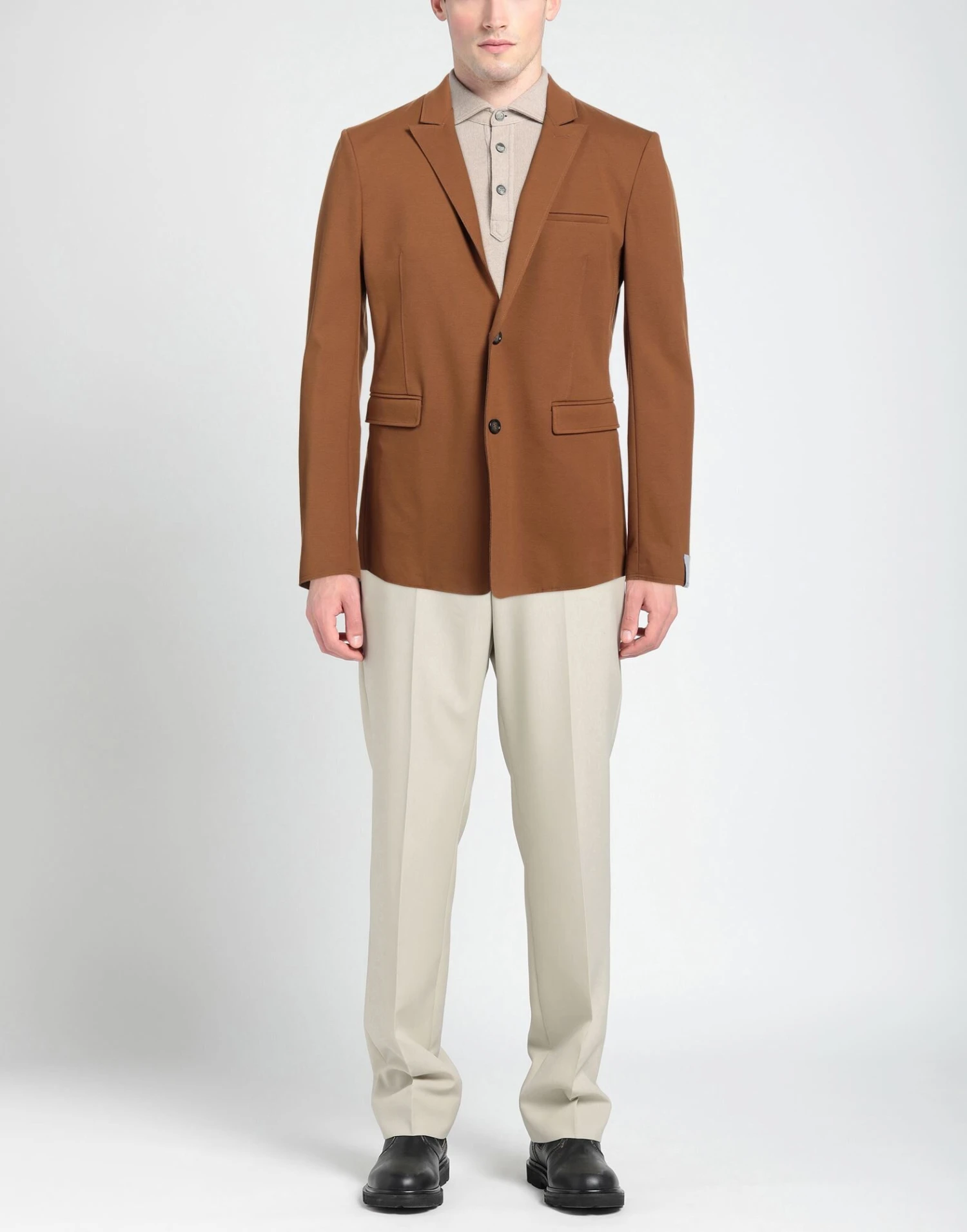 PAOLO PECORA Camel Men‘s Blazer 4 PAOLO PECORA Camel Men‘s Blazer - Image 2