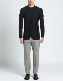 LES HOMMES Black Men‘s Blazer -VibeWear Store 49813022ol 14 r