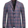 ISAIA Blue Men‘s Blazer -VibeWear Store 49824578ta 14 f