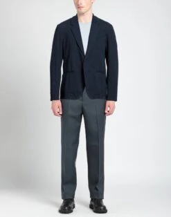 OFFICINA 36 Midnight Blue Men‘s Blazer -VibeWear Store 49840613xj 14 r