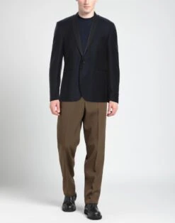 TAGLIATORE Midnight Blue Men‘s Blazer -VibeWear Store 49842593qe 14 r