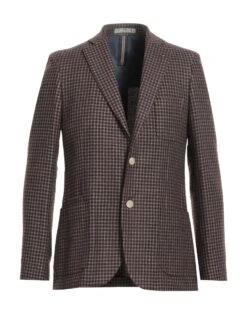 CC COLLECTION CORNELIANI Dark Brown Men‘s Blazer