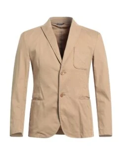 DANIELE ALESSANDRINI Camel Men‘s Blazer