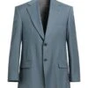 PAURA Slate Blue Men‘s Blazer -VibeWear Store 49852001es 14 f