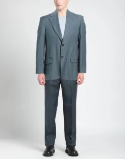PAURA Slate Blue Men‘s Blazer -VibeWear Store 49852001es 14 r