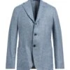 SARTORIO Blue Men‘s Blazer -VibeWear Store 49852441wn 14 f