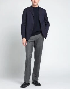 LARDINI Midnight Blue Men‘s Blazer -VibeWear Store 49853005gv 14 e