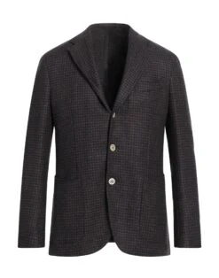 CARUSO Navy Blue Men‘s Blazer