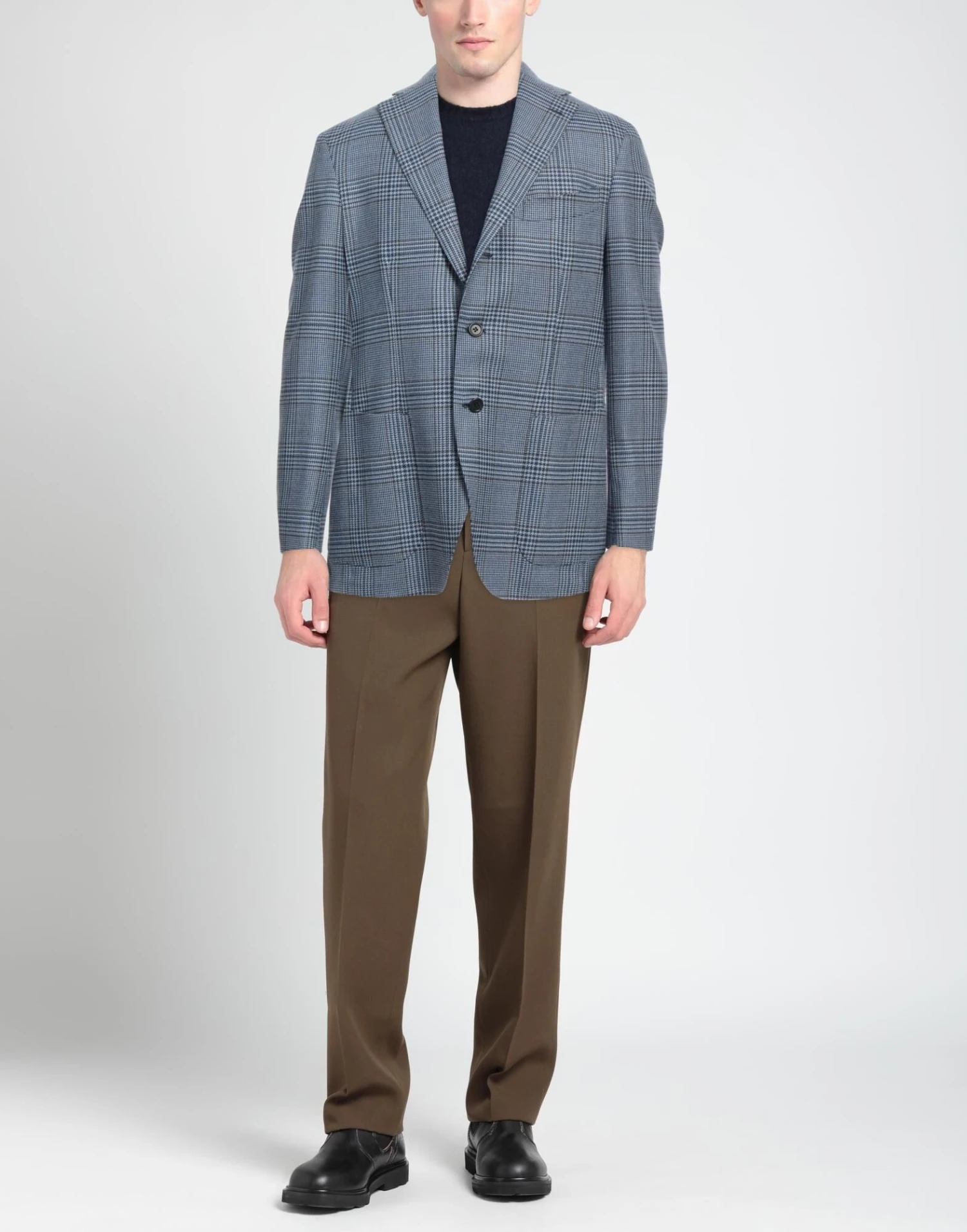 LUIGI BORRELLI NAPOLI Blue Men‘s Blazer 4 LUIGI BORRELLI NAPOLI Blue Men‘s Blazer - Image 2