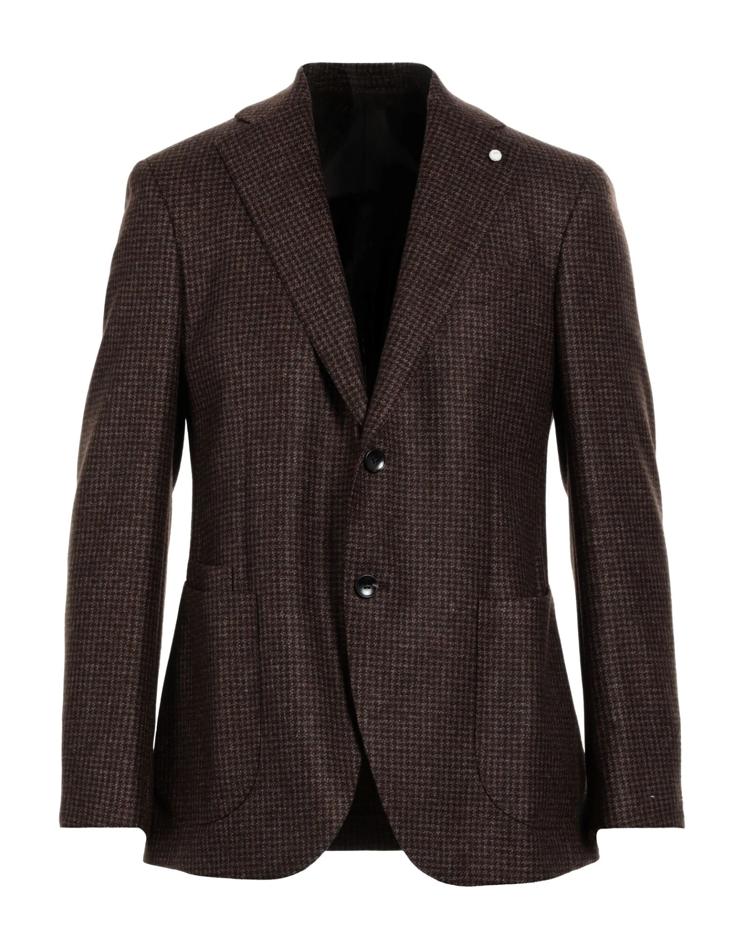 LUIGI BIANCHI Mantova Brown Men‘s Blazer 3 LUIGI BIANCHI Mantova Brown Men‘s Blazer